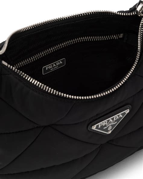 prada identity shoulder bag|prada padded nylon shoulder bag.